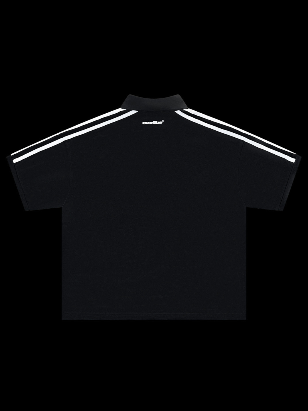 OVER5IZE "slyth" POLO BLACK