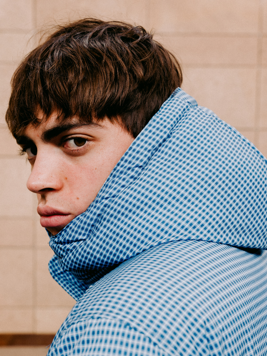 OVER5IZE "motion" DOUBLE-FACED PUFFER JACKET