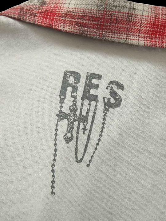 OVER5IZE "scar" POLO BEIGE