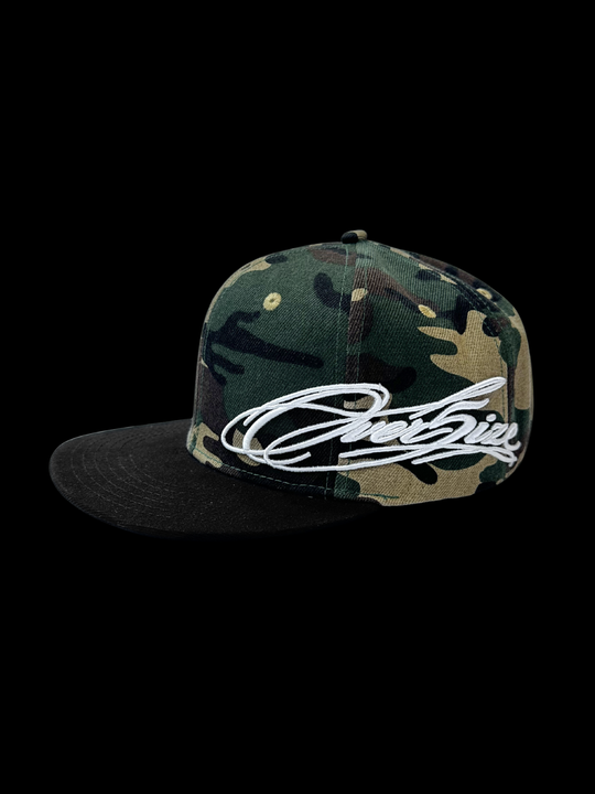 OVER5IZE "statement" SNAPBACK CAP CAMO