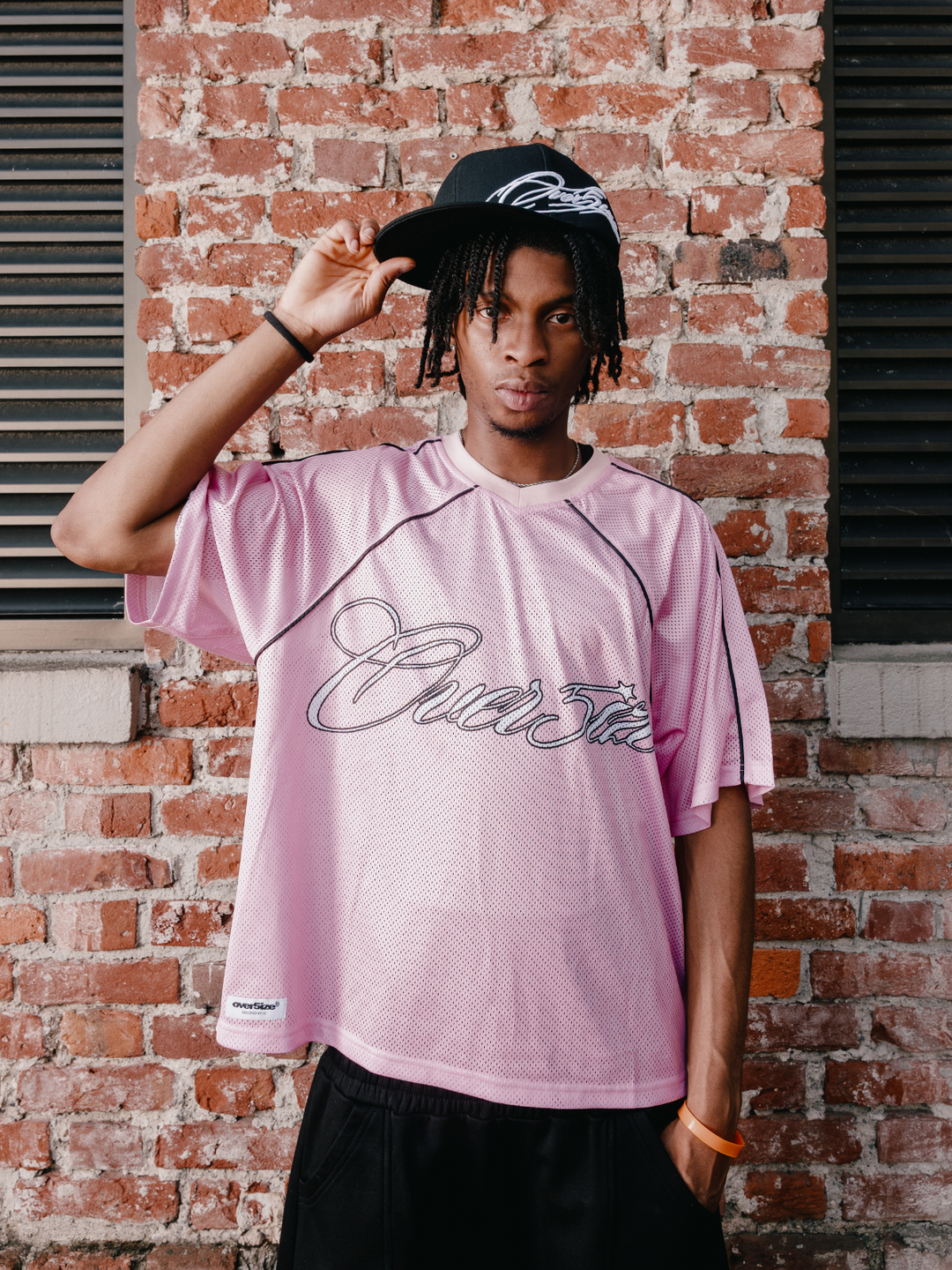 OVER5IZE "sketchy" JERSEY PINK