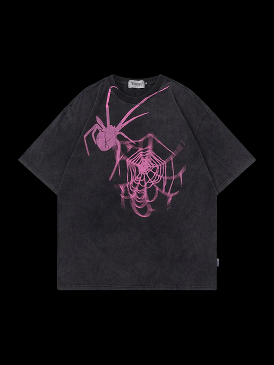 OVER5IZE "atropine" TEE BLACK