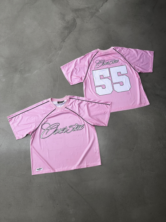 OVER5IZE "sketchy" JERSEY PINK