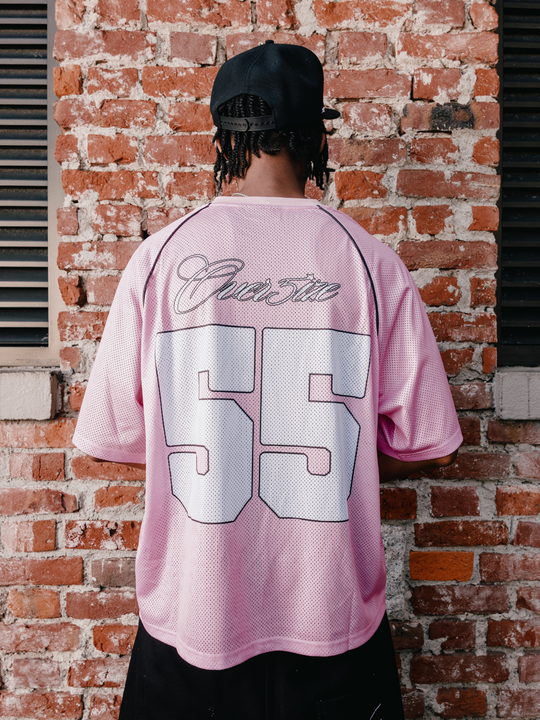 OVER5IZE "sketchy" JERSEY PINK