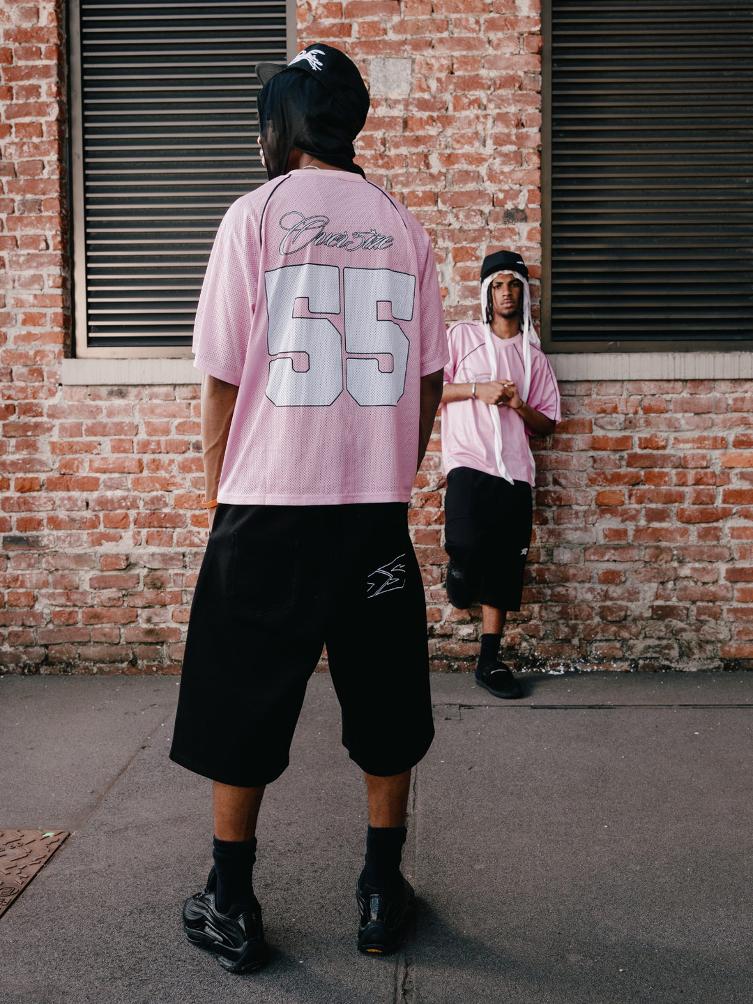 OVER5IZE "sketchy" JERSEY PINK