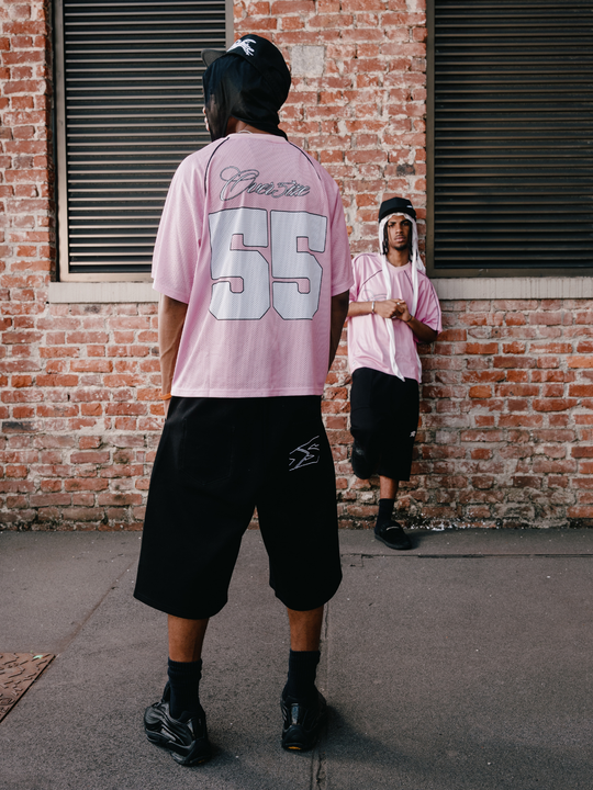 OVER5IZE "sketchy" JERSEY PINK