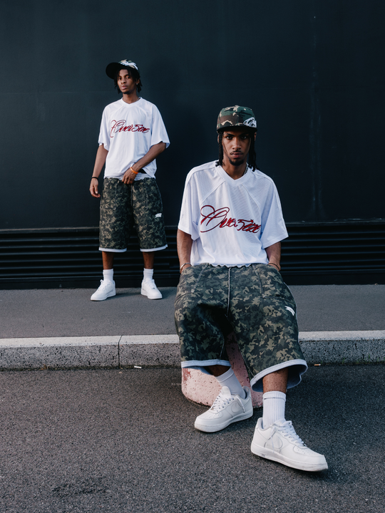 OVER5IZE "sketchy" JERSEY WHITE