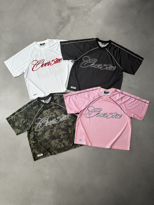 OVER5IZE "sketchy" JERSEY WHITE