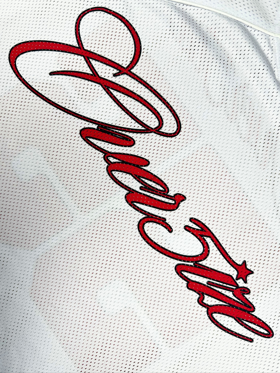 OVER5IZE "sketchy" JERSEY WHITE