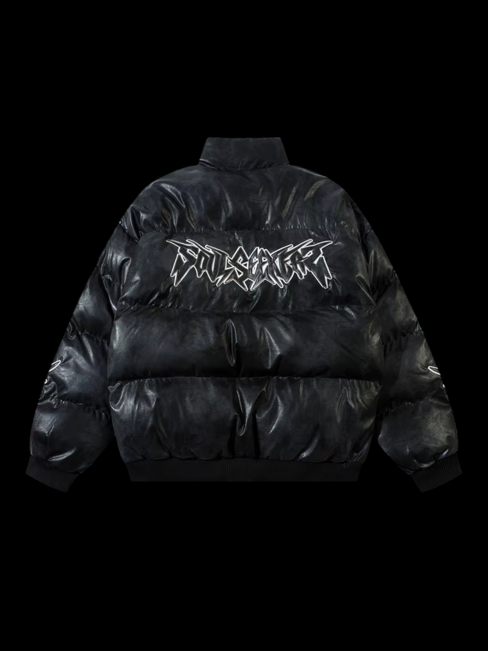 OVER5IZE "drift" LEATHER PUFFER JACKET