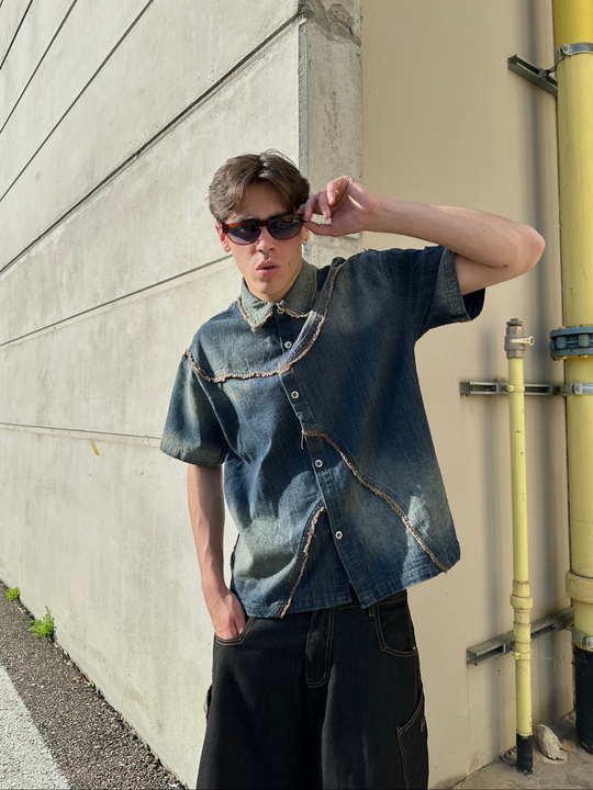 OVER5IZE "flicker" SHIRT
