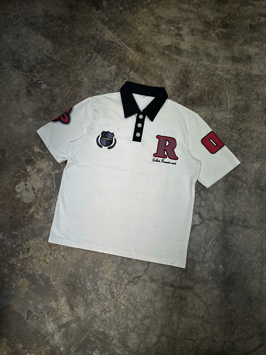 OVER5IZE "glare" POLO BEIGE
