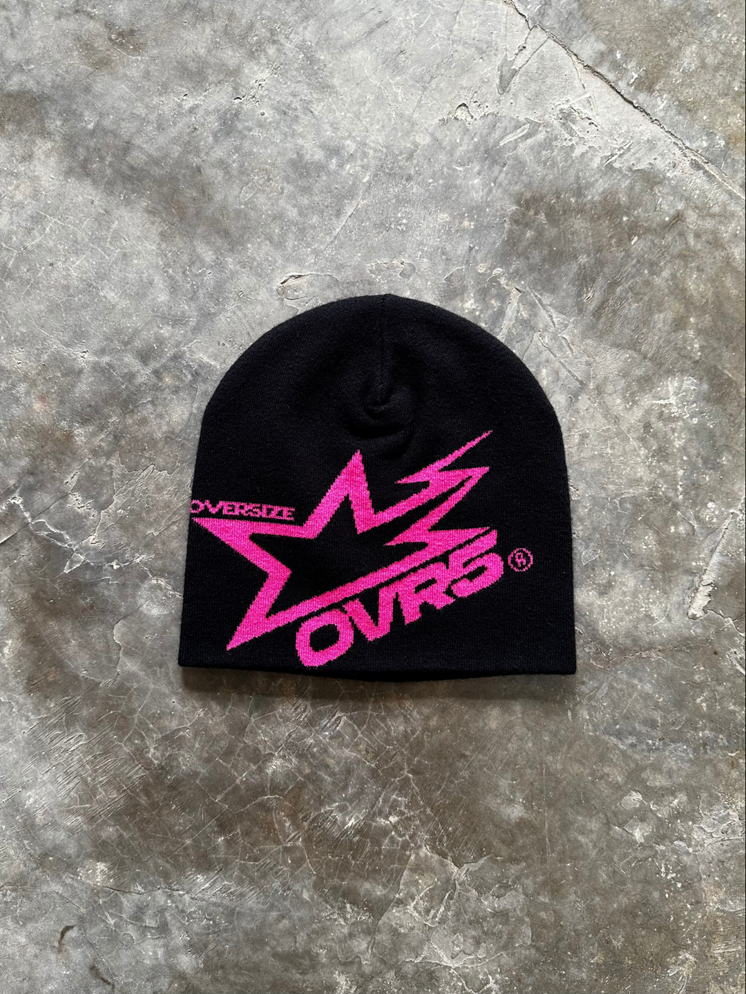 OVER5IZE "bleakness" BEANIE PINK