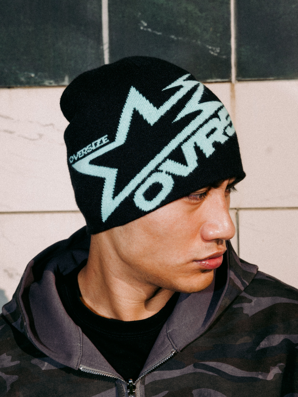 OVER5IZE "bleakness" BEANIE PINK