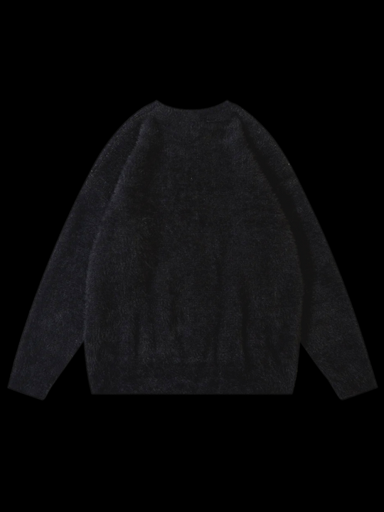 OVER5IZE "shiver" SWEATER BLACK