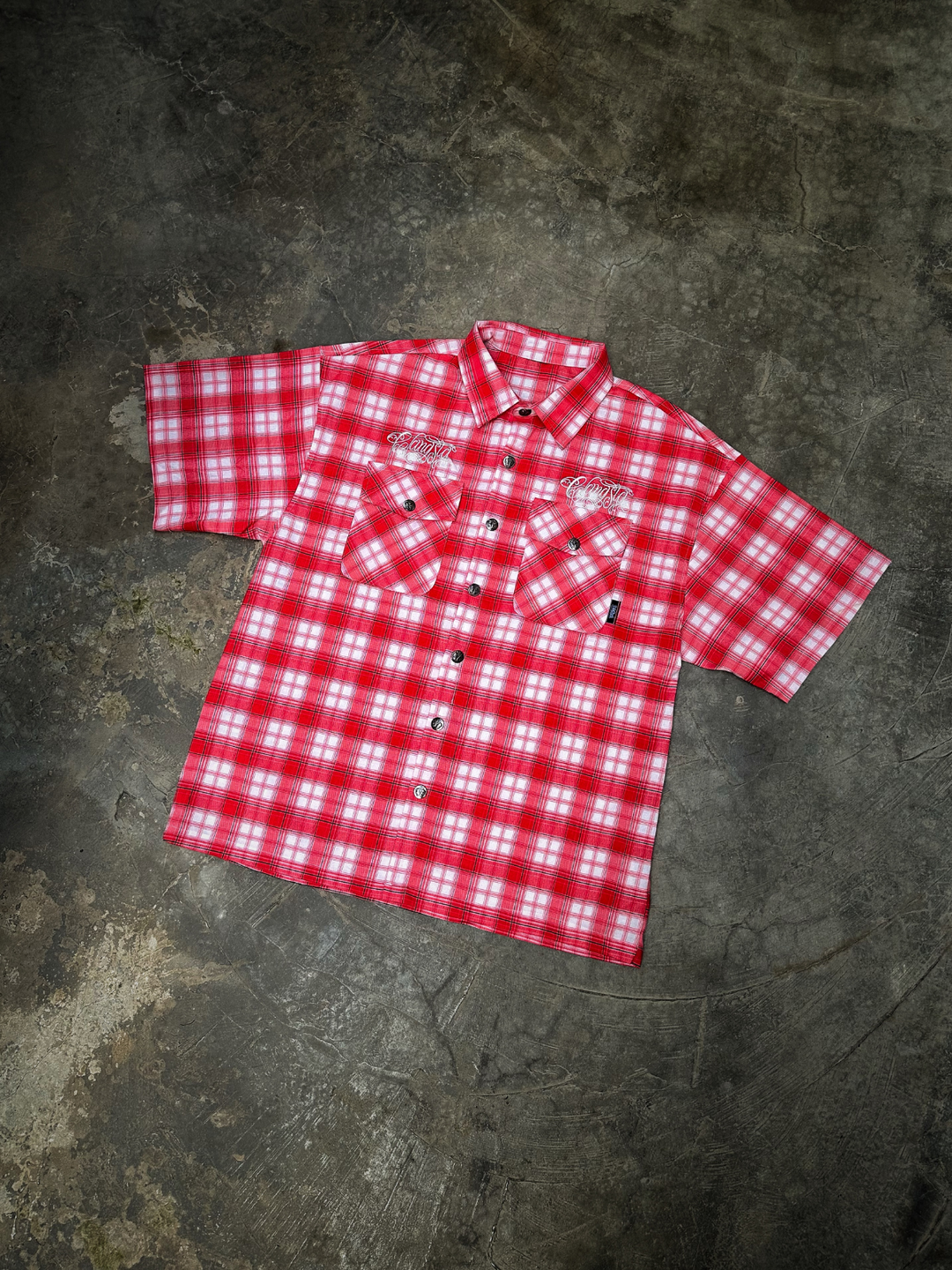 OVER5IZE "fragment" SHIRT RED
