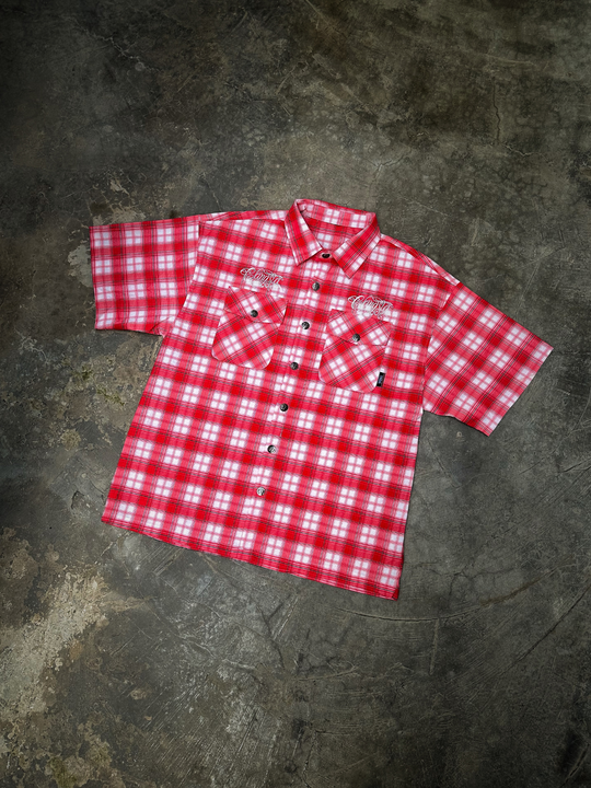 OVER5IZE "fragment" SHIRT RED