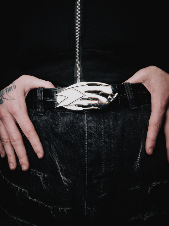 OVER5IZE "signature" BELT BLACK