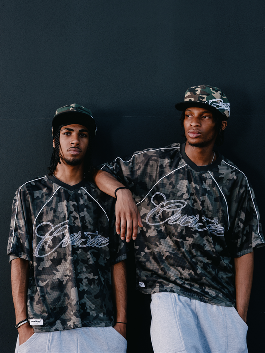OVER5IZE "statement" SNAPBACK CAP CAMO