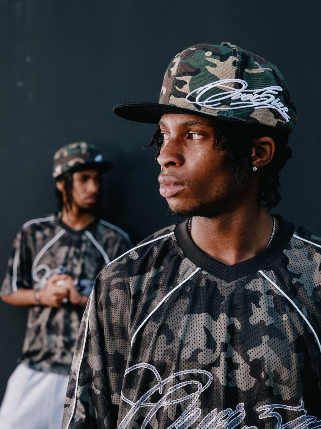 OVER5IZE "statement" SNAPBACK CAP CAMO