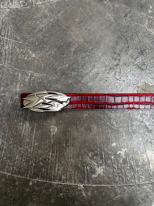 OVER5IZE "signature" BELT RED