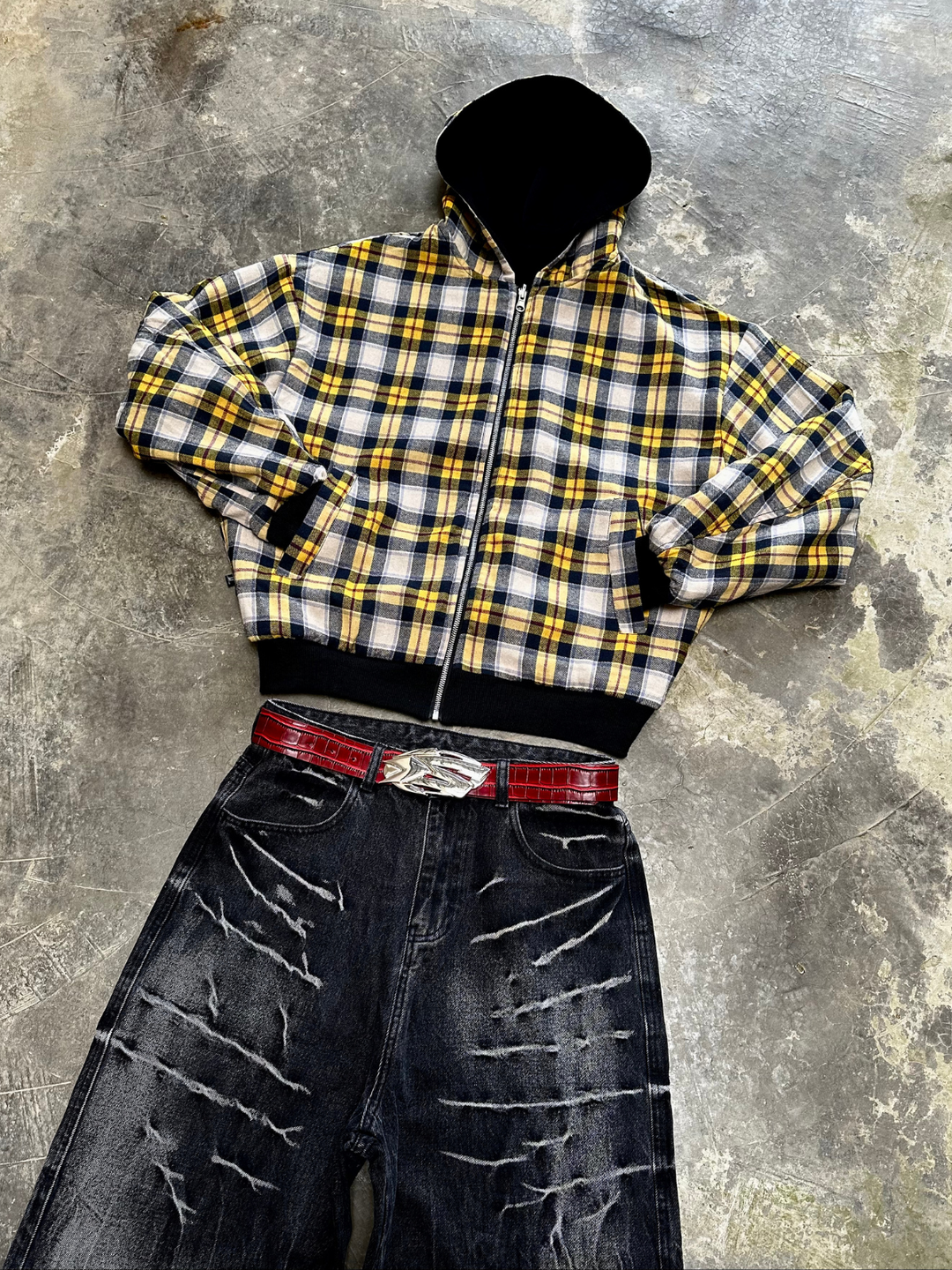 OVER5IZE "signature" BELT RED