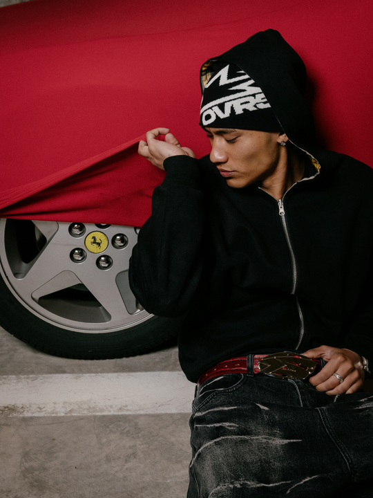 OVER5IZE "signature" BELT RED