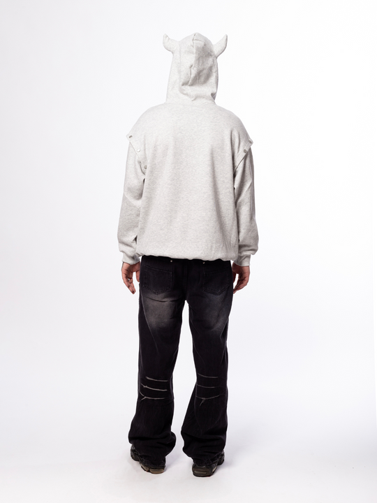 OVER5IZE "arctic" HOODIE GREY