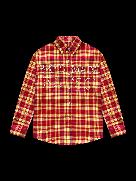 OVER5IZE "spore" SHIRT DRY YELLOW