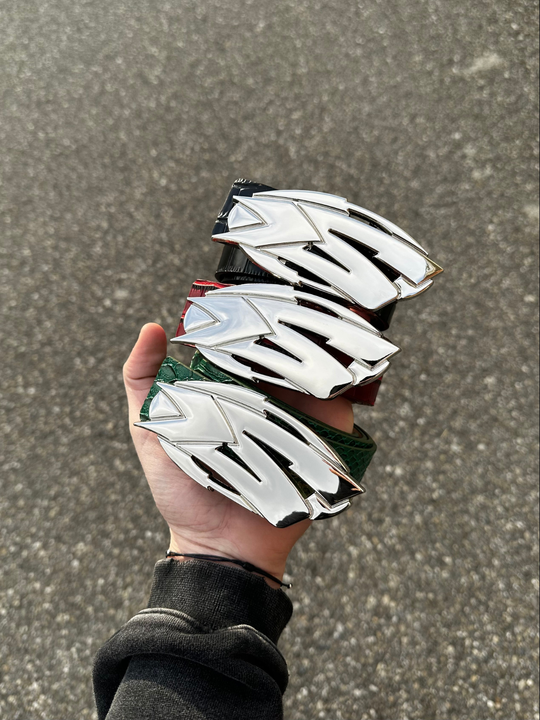 OVER5IZE "signature" BELT RED