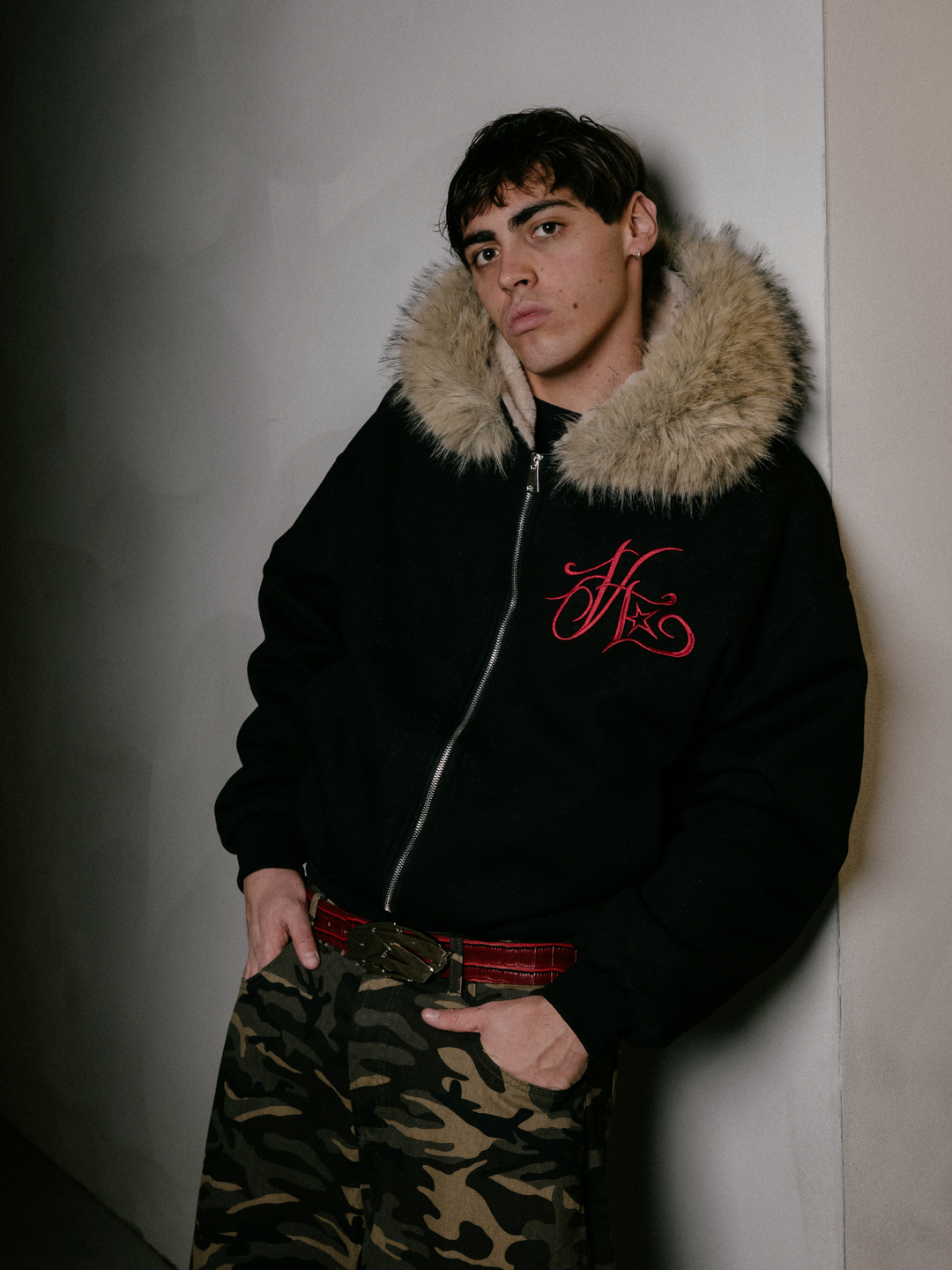 OVER5IZE "signature" BELT RED