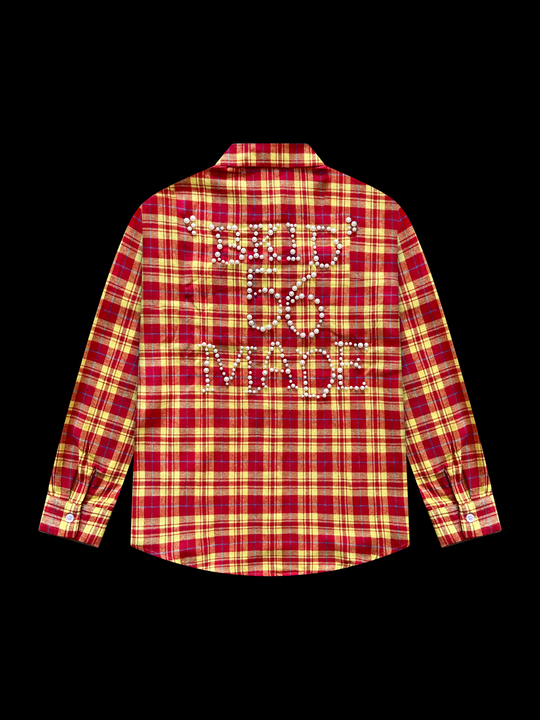 OVER5IZE "spore" SHIRT DRY YELLOW