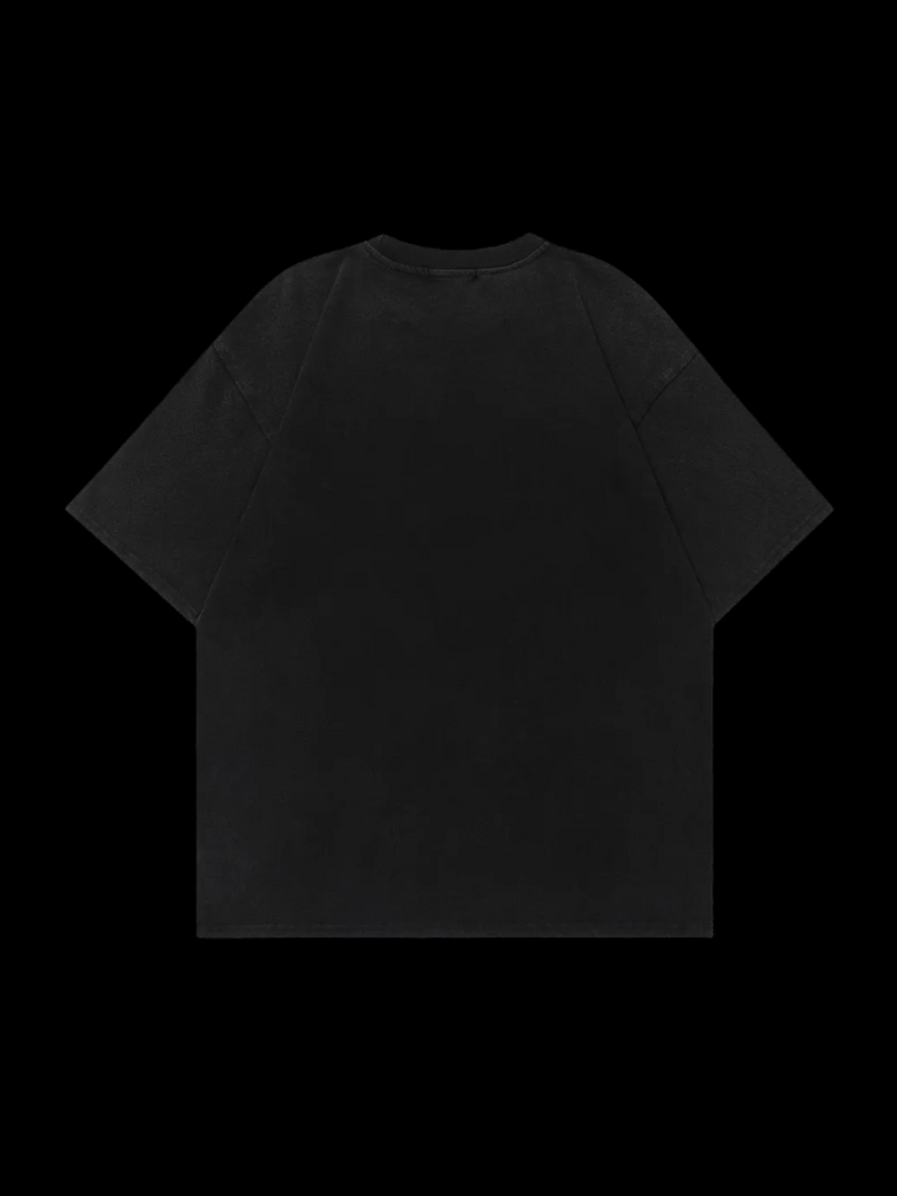 OVER5IZE "strychnine" TEE BLACK