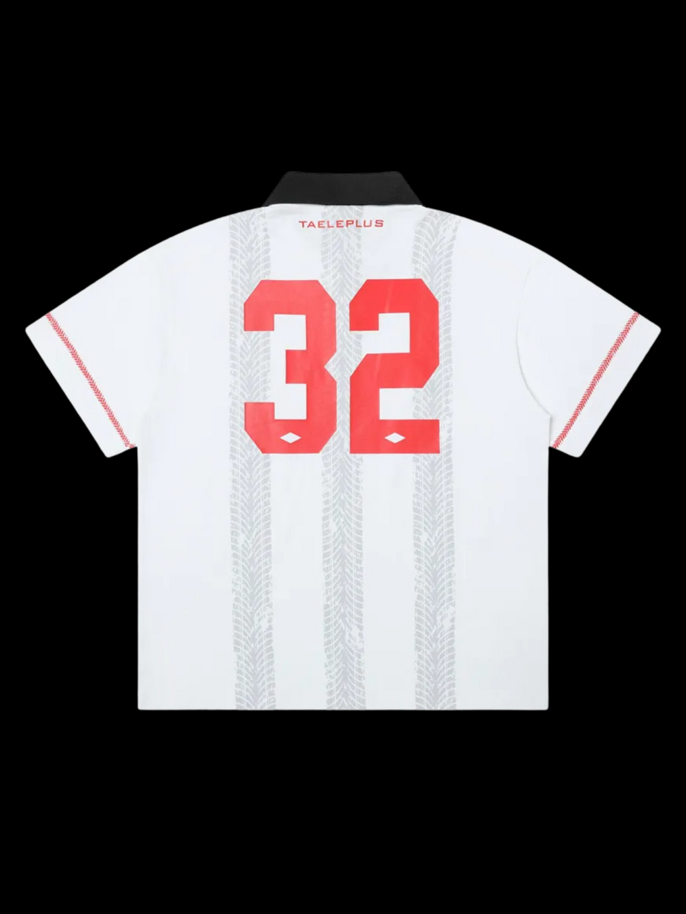 OVER5IZE "snap" POLO WHITE