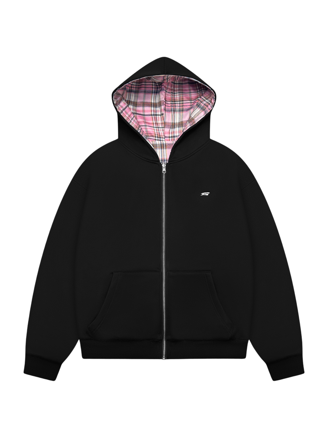 OVER5IZE “forever” REVERSIBLE JACKET BLACK