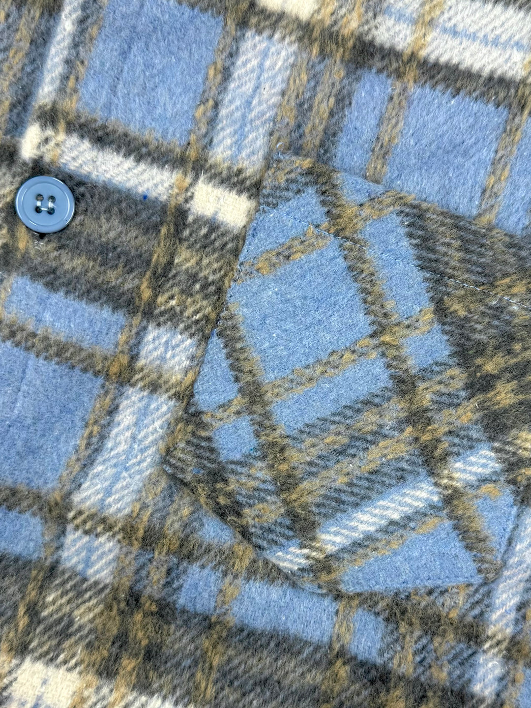 OVER5IZE "shelter" OVERSHIRT ICE BLUE
