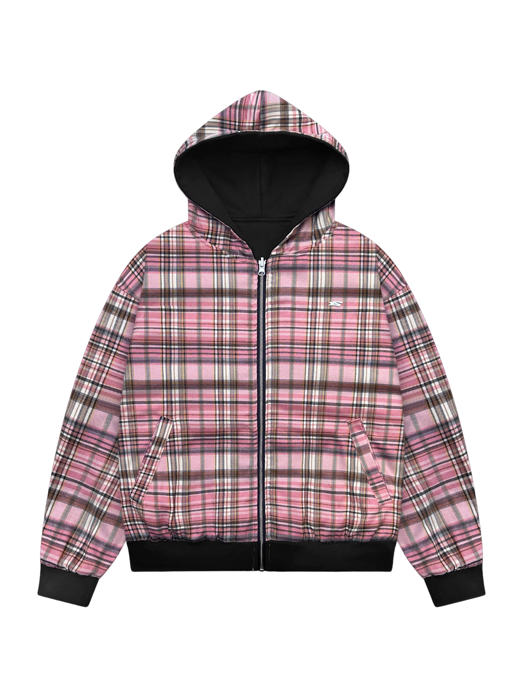 OVER5IZE “forever” REVERSIBLE JACKET BLACK