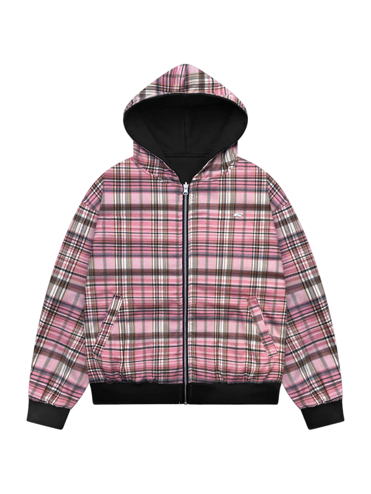 OVER5IZE “forever” REVERSIBLE JACKET BLACK