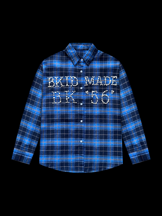 OVER5IZE "spore" SHIRT MIDNIGHT BLUE