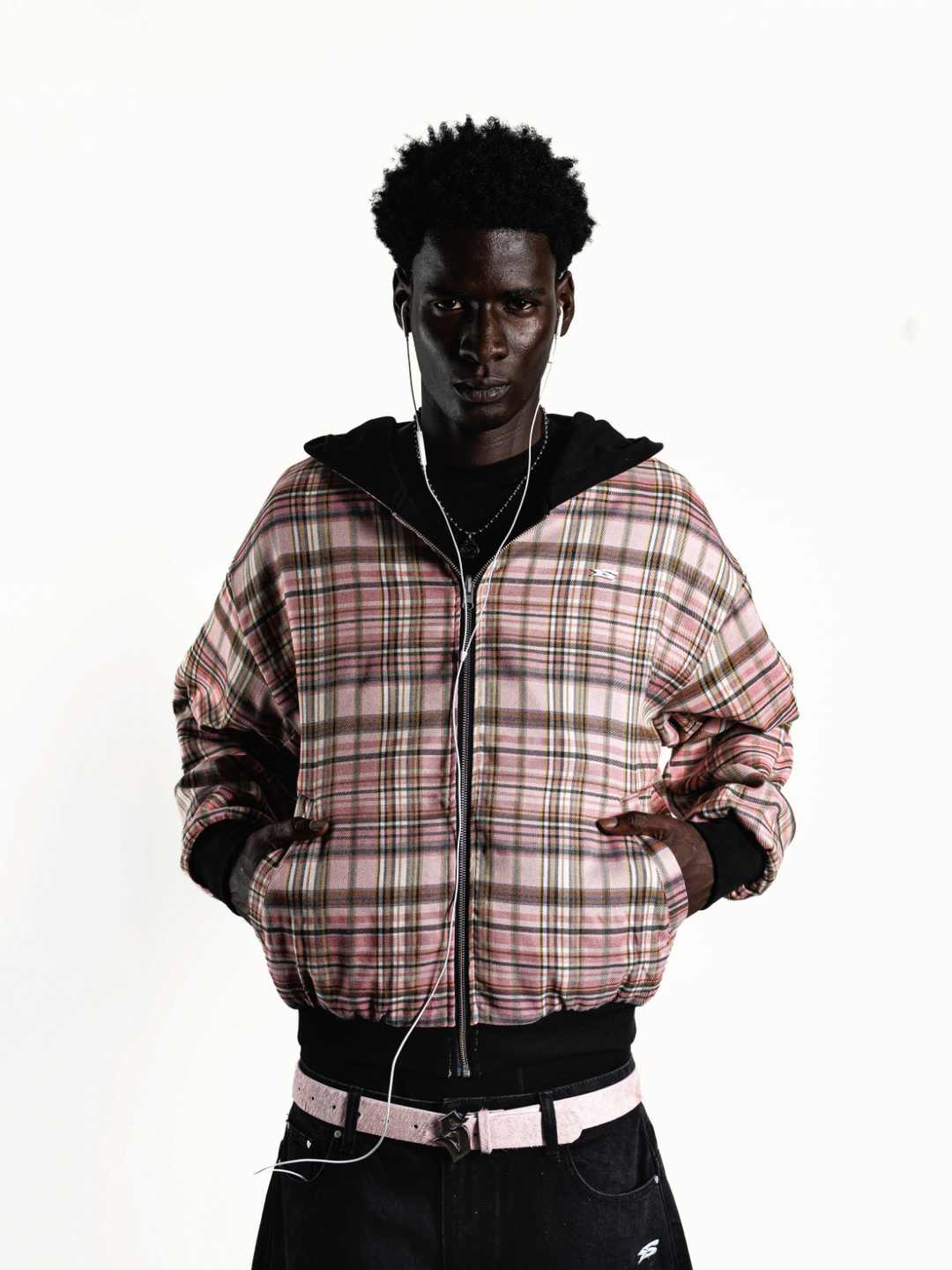 OVER5IZE “forever” REVERSIBLE JACKET BLACK