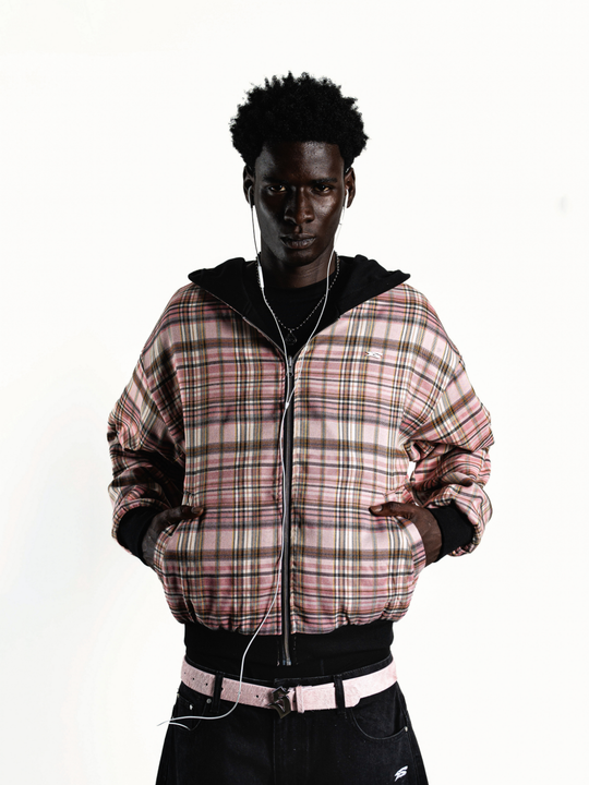 OVER5IZE “forever” REVERSIBLE JACKET BLACK