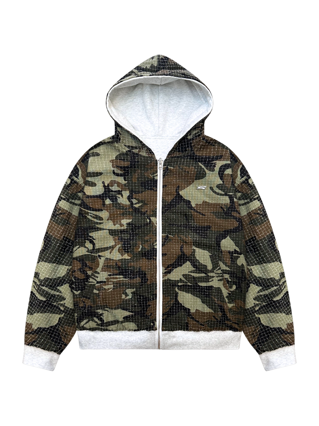 OVER5IZE “forever” REVERSIBLE JACKET GREY