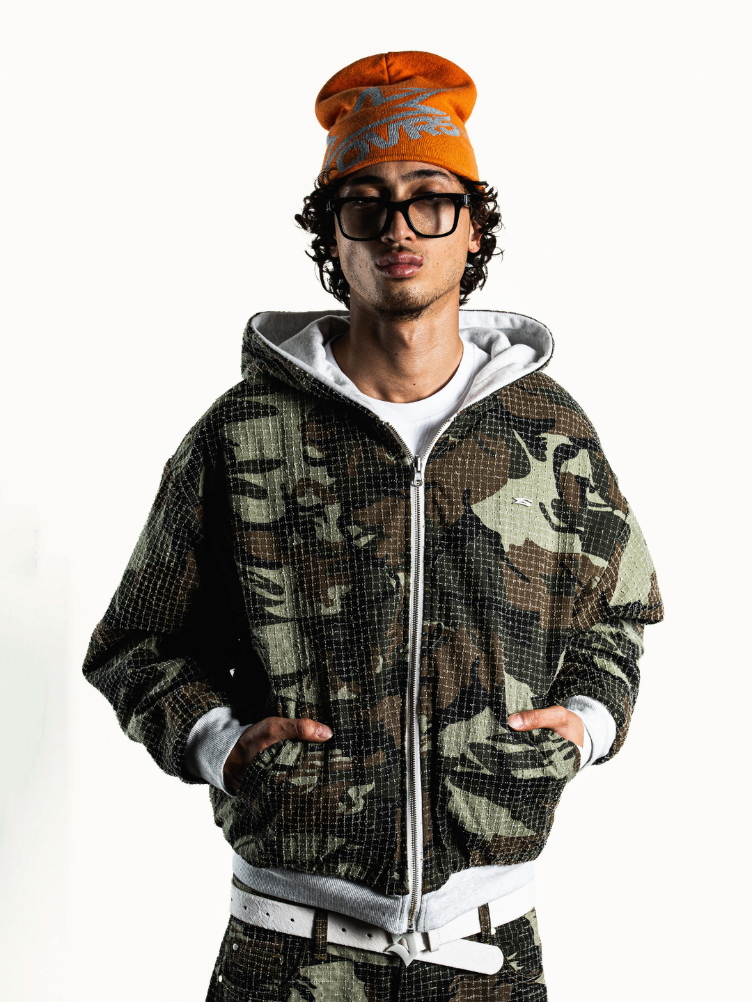 OVER5IZE “forever” REVERSIBLE JACKET GREY