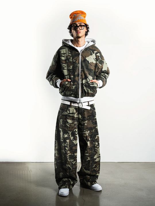 OVER5IZE “forever” REVERSIBLE JACKET GREY
