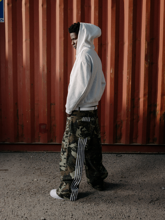 OVER5IZE “forever” REVERSIBLE JACKET GREY