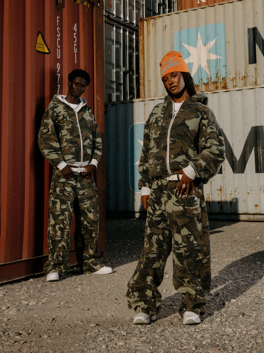 OVER5IZE “forever” REVERSIBLE JACKET GREY