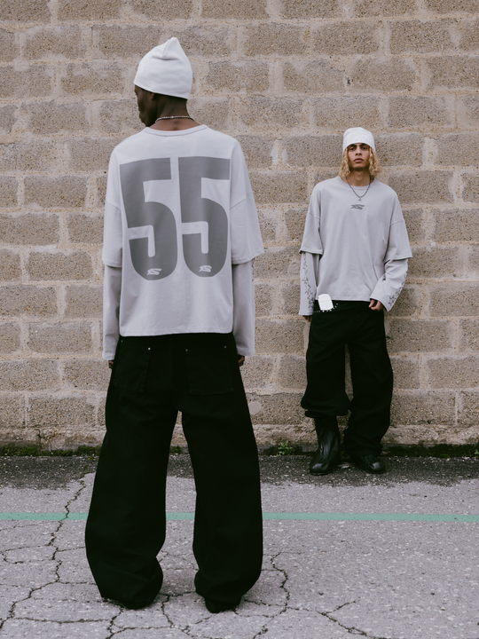 OVER5IZE "Fifty5" LONGSLEEVE GREY