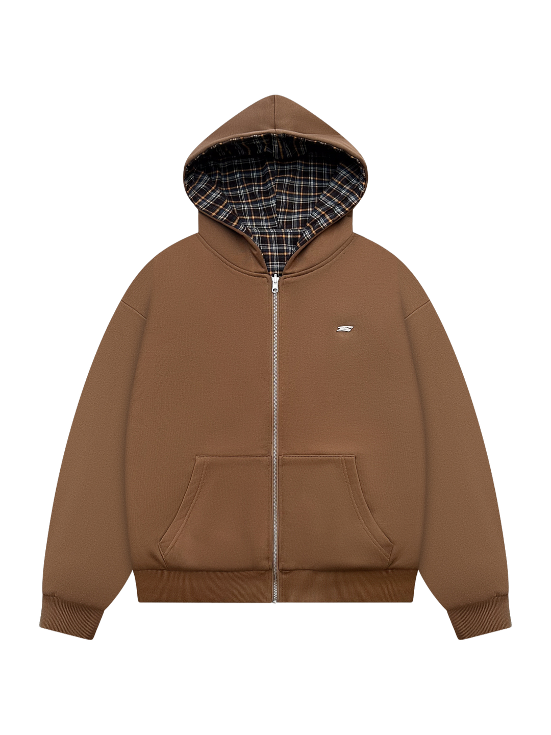 OVER5IZE “forever” REVERSIBLE JACKET BROWN