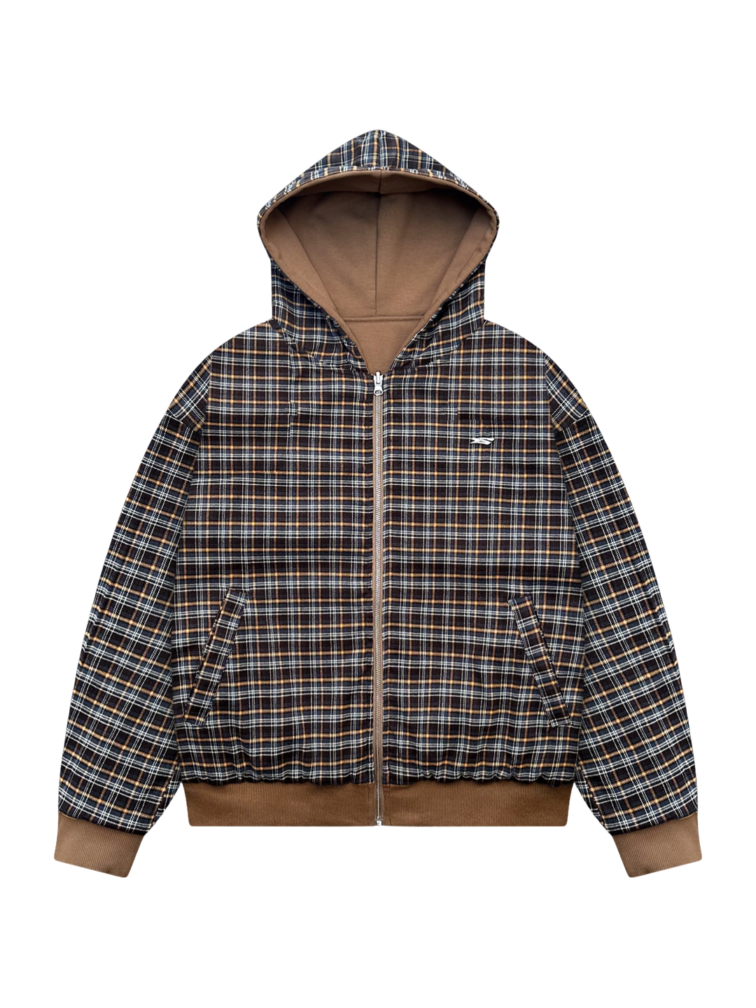OVER5IZE “forever” REVERSIBLE JACKET BROWN