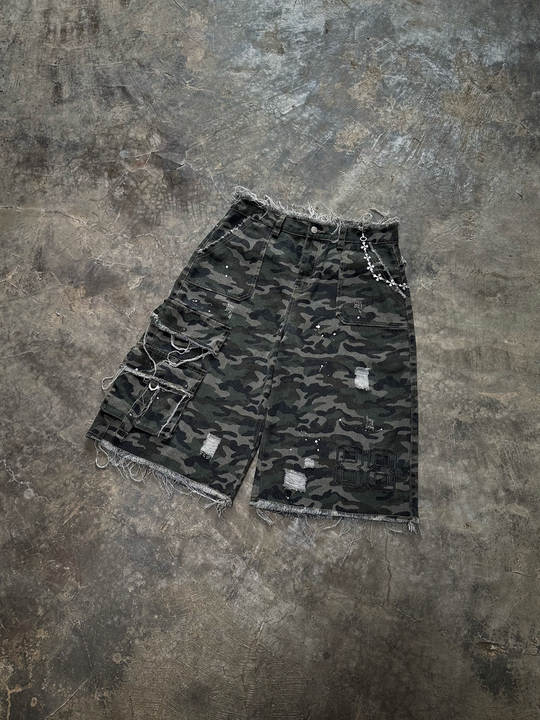 OVER5IZE "fray" PANTS CHAIN
